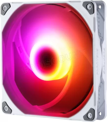 Photo de Ventilateur de boitier Phanteks M25 RGB - 14cm (Blanc)