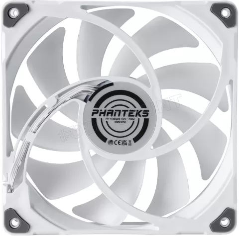 Photo de Ventilateur de boitier Phanteks M25 RGB - 14cm (Blanc)