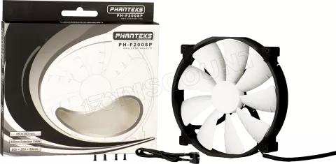 Photo de Ventilateur de boitier Phanteks PH-F200SP 20cm (Noir/Blanc)