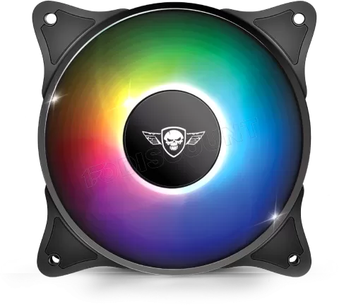 Photo de Ventilateur de boitier Spirit of Gamer AirForce Central RGB - 12cm (Noir)