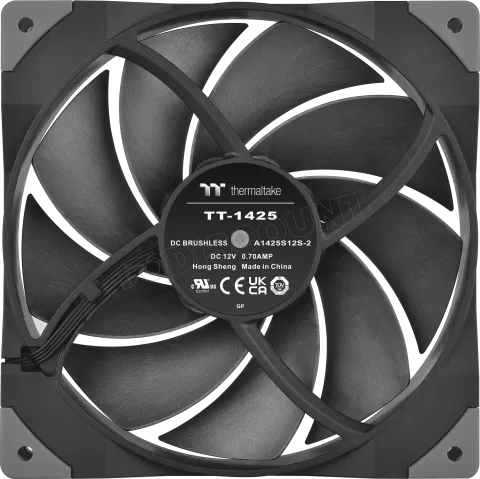 Photo de Ventilateur de boitier Thermaltake SwaFan GT - 14cm (Noir)