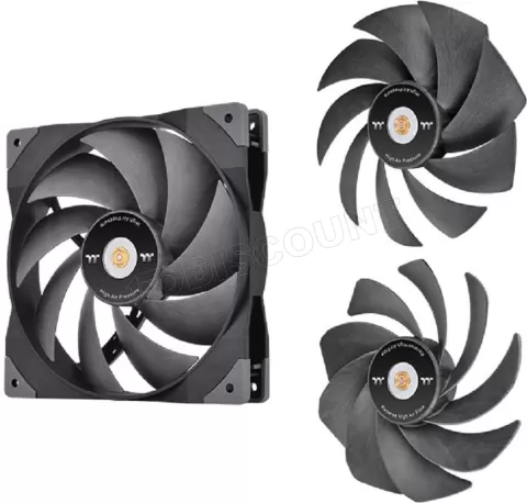 Photo de Ventilateur de boitier Thermaltake SwaFan GT - 14cm (Noir)