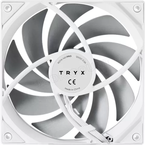 Photo de Ventilateur de boitier Tryx Rota Pro - 14cm (Blanc)