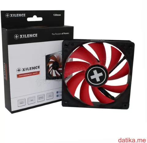 Photo de Ventilateur de boitier Xilence Performance C XPF120 PWM 12cm (Noir/Rouge)