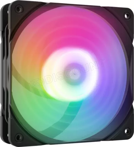 Photo de Ventilateur de boitier Zalman AF Reverse RGB - 12cm (Noir)