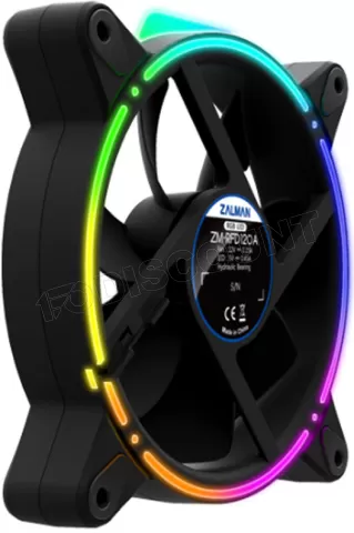 Photo de Ventilateur de boitier Zalman RFD120A RGB - 12cm (Noir)