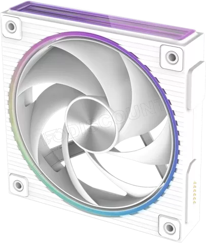 Photo de Ventilateur de boitier Zalman ZM-DF120 aRGB - 12cm (Blanc)
