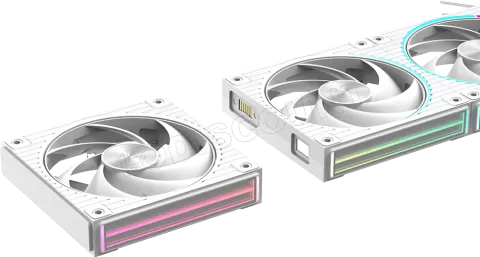 Photo de Ventilateur de boitier Zalman ZM-DF120 aRGB - 12cm (Blanc)
