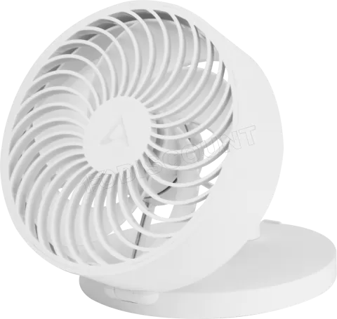 Photo de Ventilateur de bureau sur batterie Arctic Summair Plus - Ø11,2cm (Blanc)