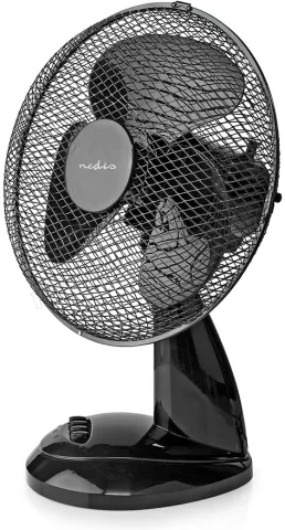 Photo de Ventilateur de table Nedis - Ø 30cm (Noir)