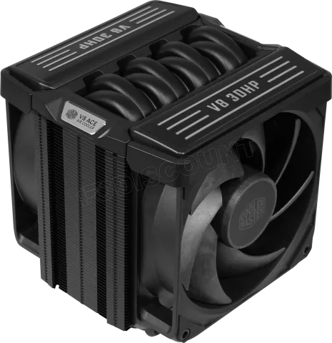 Photo de Ventilateur pour processeur Cooler Master V8 Ace 3DHP (Noir) CoolerMaster Kühler V8 Ace 3DHP Black AMD