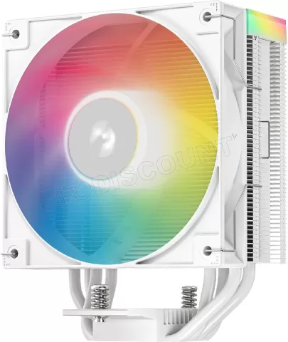 Photo de Ventilateur pour processeur DeepCool AG400 V2 RGB  (Blanc)
