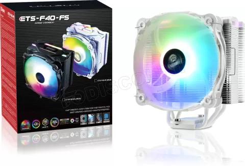 Photo de Ventilateur pour processeur Enermax ETS-F40-FS RGB (Blanc)