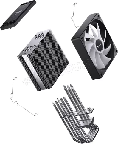 Photo de Ventilateur pour processeur Jonsbo CR-1000 Max V2 Color RGB (Noir)