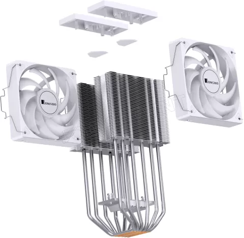 Photo de Ventilateur pour processeur Jonsbo CR-3000E RGB (Blanc)