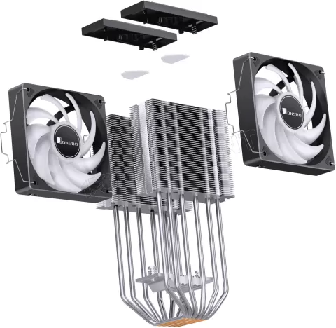 Photo de Ventilateur pour processeur Jonsbo CR-3000E RGB (Noir)