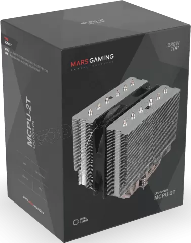 Photo de Ventilateur pour processeur Mars Gaming MCPU-2T (Noir)