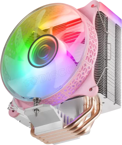 Photo de Ventilateur pour processeur Mars Gaming MCPU-VR RGB (Rose)