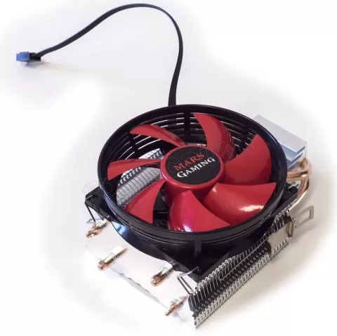 Photo de Ventilateur pour processeur Mars Gaming MCPU117 (Noir/Rouge)