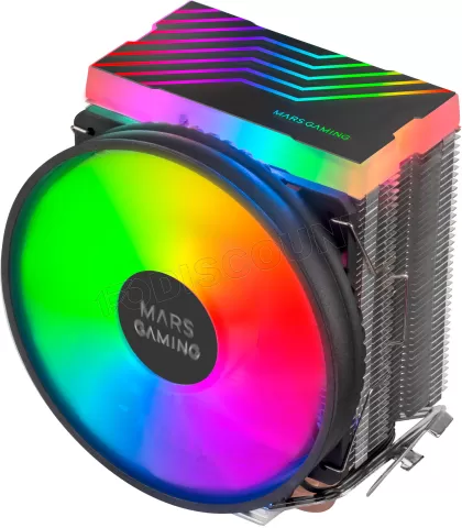 Photo de Ventilateur pour processeur Mars Gaming MCPU33 RGB (Noir)