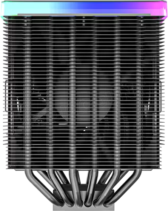 Photo de Ventilateur pour processeur Montech Metal DT24 Premium RGB (Noir)