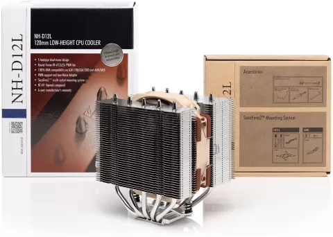 Photo de Ventilateur pour processeur Noctua NH-D12L (Marron)
