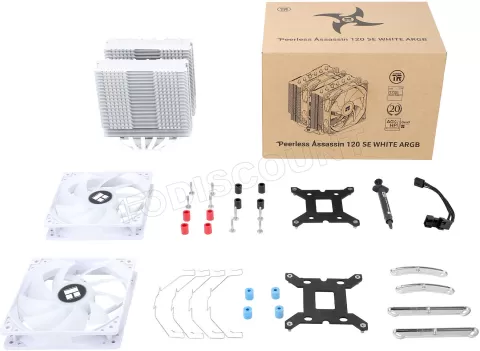 Photo de Ventilateur pour processeur Thermalright Peerless Assassin 120 SE RGB (Blanc)