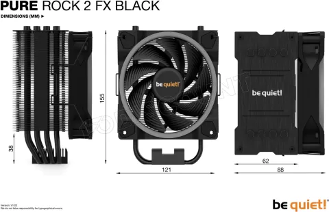 Photo de Ventilateur processeur be quiet! Pure Rock 2 FX