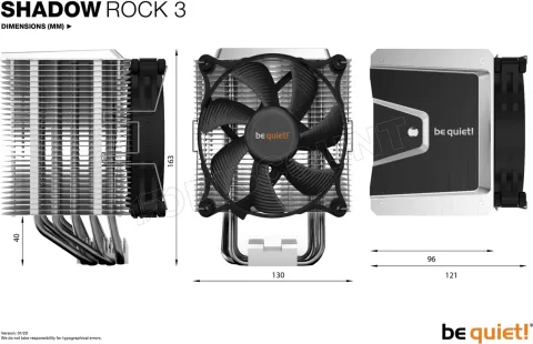 Photo de Ventilateur processeur be quiet! Shadow Rock 3 (Blanc)