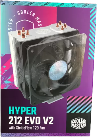 Photo de Ventilateur processeur Cooler Master Hyper 212 Evo V2 (Noir)