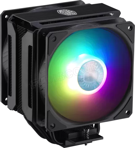 Photo de Ventilateur processeur Cooler Master MasterAir MA612 Stealth RGB (Noir)