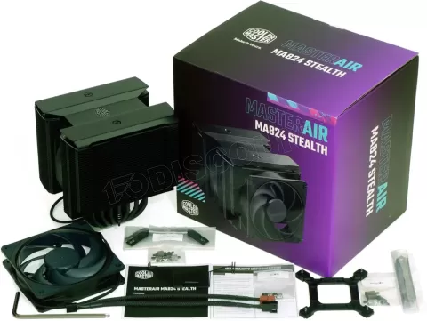 Photo de Ventilateur processeur Cooler Master MasterAir MA824 Stealth (Noir)