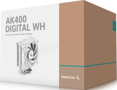 Photo de Ventilateur processeur DeepCool AK400 Digital RGB (Blanc)