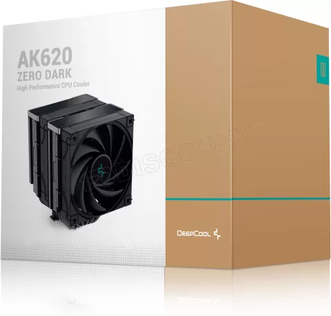 Photo de Ventilateur processeur DeepCool AK620 Zéro Dark (Noir)