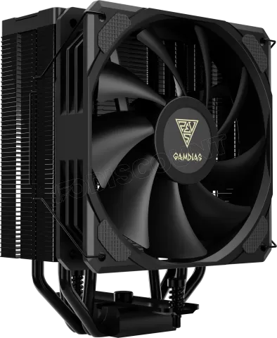 Photo de Ventilateur processeur Gamdias Boreas E2-410 (Noir)