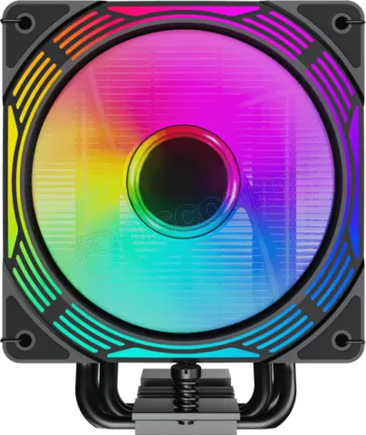 Photo de Ventilateur processeur Gamemax Ice force RGB (Noir)