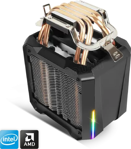 Photo de Ventilateur processeur Spirit of Gamer AirCooler Pro RGB (Noir)