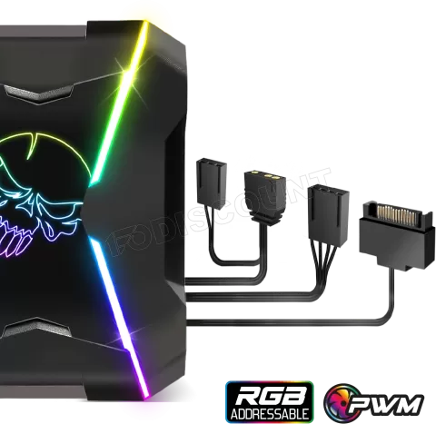 Photo de Ventilateur processeur Spirit of Gamer AirCooler Pro RGB (Noir)