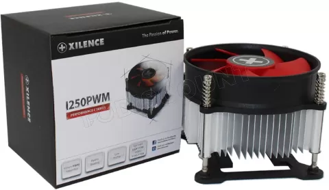 Photo de Ventilateur processeur Xilence Performance C I250PWM (Noir/Rouge)