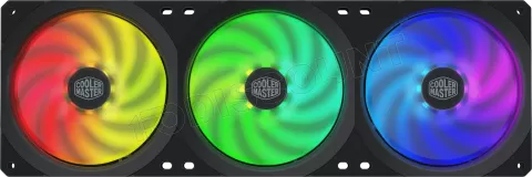 Photo de Ventilateurs de boitier Cooler Master MasterFan SF360R RGB (3x 12cm)