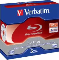 Photo de Verbatim BD-RE Double Layer 50GB 2X Scratchguard surf.,5 Pack