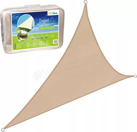 Photo de Voile ombrage en triangle GreenBlue GB502 3m (Beige)