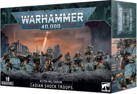 Photo de Warhammer 40k - Astra Militarum Troupe de Chocs Cadienne (2023)