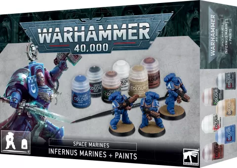 Photo de Warhammer 40k - Citadel Space Marines Inferno Paint Set