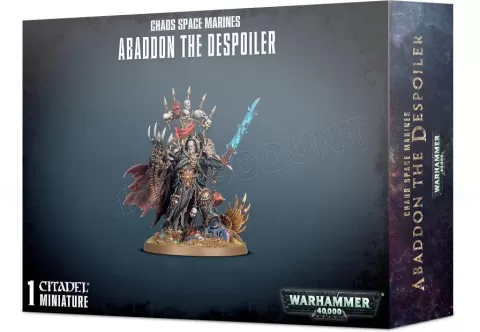 Photo de Warhammer 40k - Space Marine du Chaos Abaddon the Despoiler (2019)