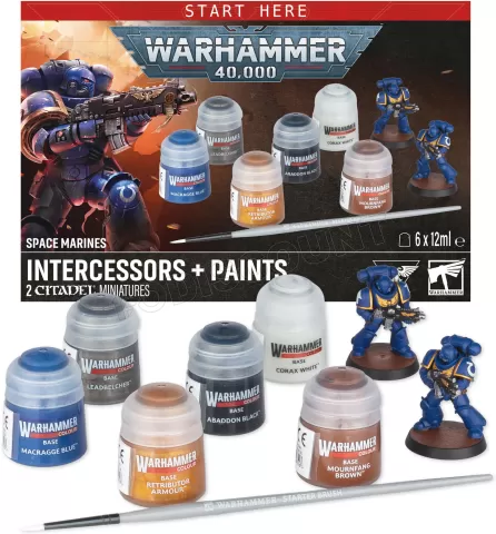 Photo de Warhammer 40k - Space Marines Paint Set
