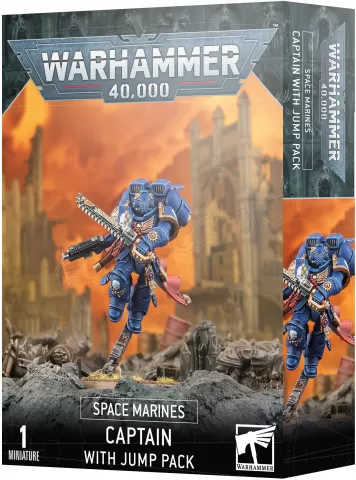 Photo de Warhammer 40k - Space Marines Primaris Capitaine avec Reacteur Dorsal