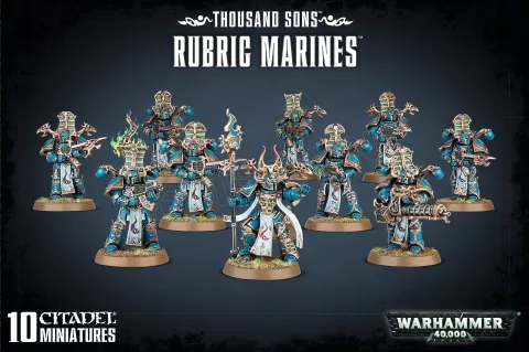 Photo de Warhammer 40k - Thousand  Sons Marines Rubric