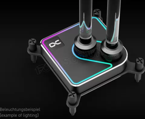 Photo de Waterblock CPU Alphacool Core 1 Aurora RGB (Noir)