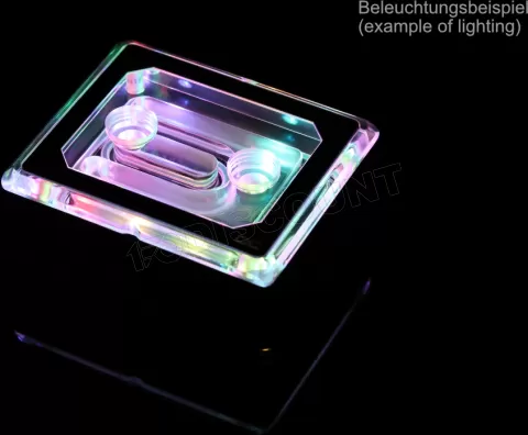 Photo de Waterblock CPU Alphacool Eisblock XPX Aurora Edge (Transparent/Argent)